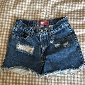 Levi’s denim shorts